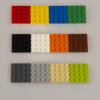 Compatible With Building Block 3031 Small Particle Assembly Building Block Accessories, Low Brick, Board 4X4 Thin Sheet Bulk Parts Creativity