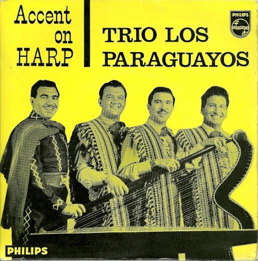 7-дюймовая пластинка LUIS ALBERTO DEL PARANA Y LOS PARAG Accent On Harp 430041PE Philips 1963 UK Мировая музыка Б/у
