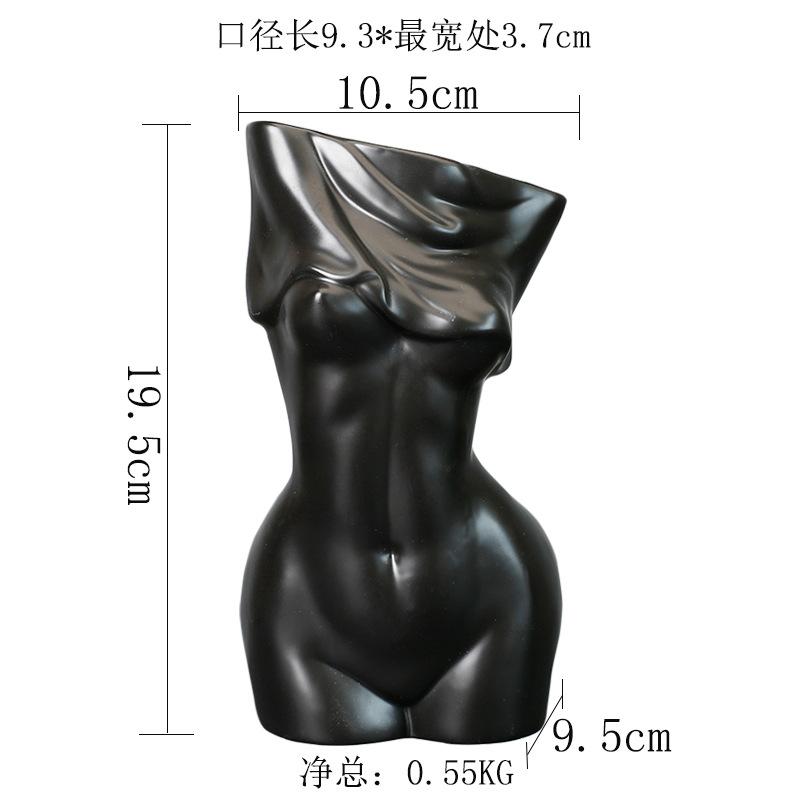 Nordic Style Simulated Flower Ceramic Vase Creative Desktop Decoration Flower Ornament