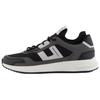 Armani Exchange Round Toe Thick Sole Lace-Up Letter Logo Color Block Splicing 4.5cm Low-Top Casual Shoes Men sneakers Gray XM001682AF17359U8092