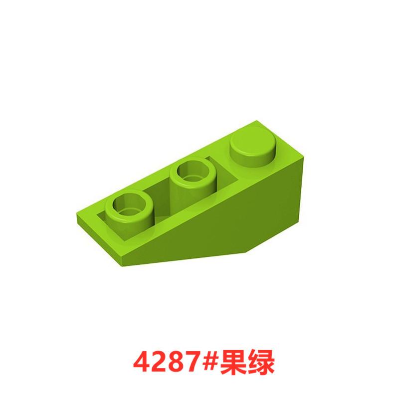 50 ШТ. 1x3 Наклонная деталь обратного наклона 4287 Детали для сборки MOC Конструктор Мелкие детали DIY Игрушка для сборки Запасные аксессуары