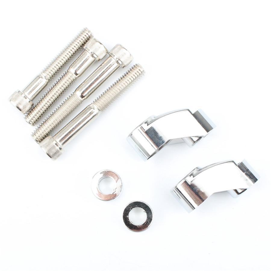 1 пара хромированных комплектов для переноса передних указателей поворота для 39 мм 49 мм Sportster FXR FXD Dyna