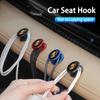 1 шт. Мини круглый крючок-держатель для автомобилей Хранение кабелей данных Ключей Для Porsche Boxster Cayenne Panamera Macan Cayman 911 918 996
