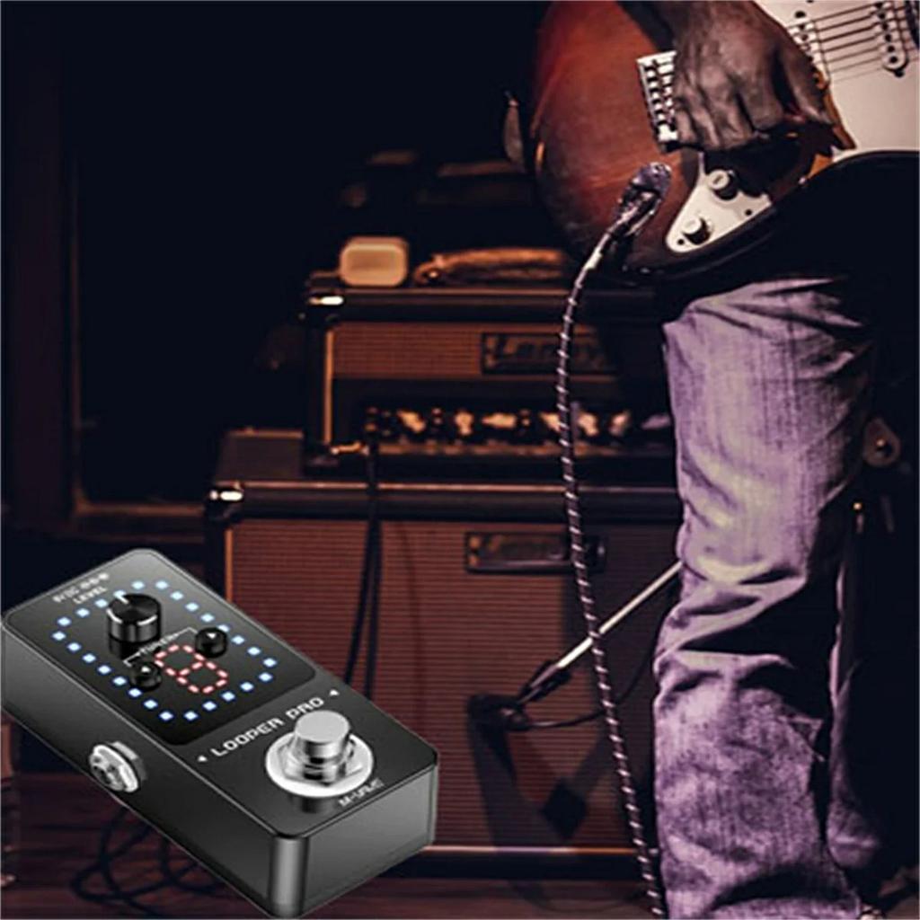 Looper Pro W/ 40min Capacity & 9 Parallel FX Chains | Live Performance Loop Station | Guitar/Bass/Synth Ready