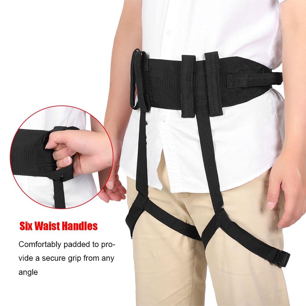 Home Transfer Belt With Handles Adjustable Safety Belt Patient Assisting Strap for Elderly Use