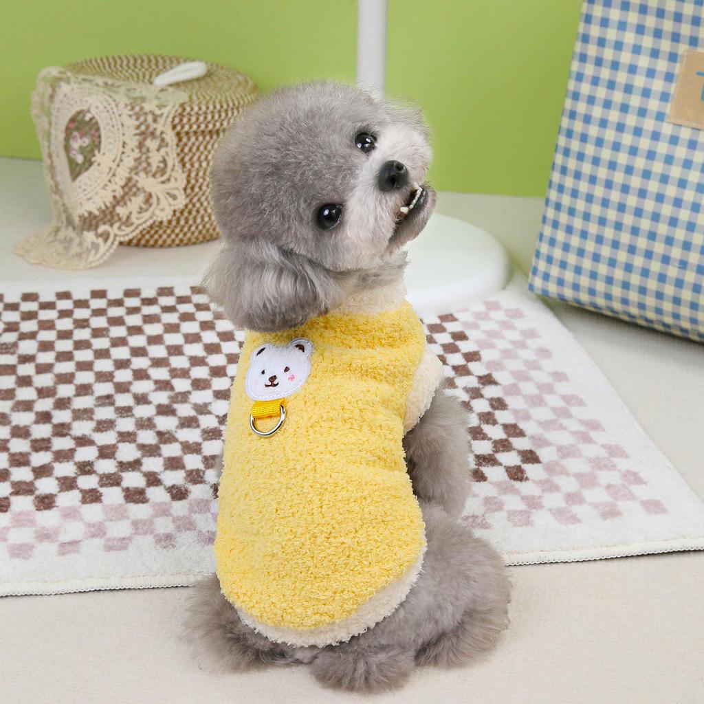 Флисовая одежда для домашних животных 2024 года на осень/зиму: Милая и теплая одежда для маленьких/средних собак и кошек