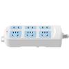 BULL GN-102 6-Outlet Power Strip CN plug (adapter included)