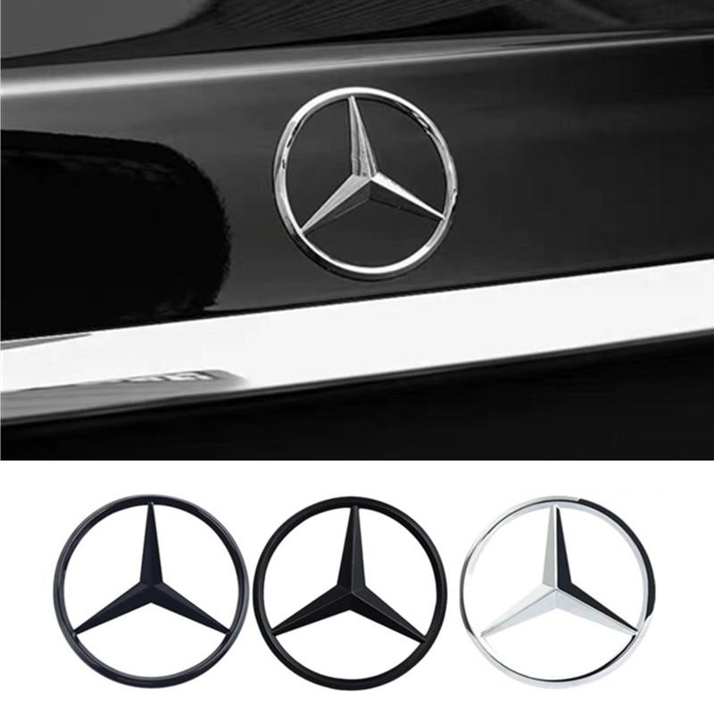 SUG2 9CM ABS Rear Trunk Emblem Badge Sticker Replacement Fit Mercedes Benz C180 E320 A200 CLA CLK CLS ML W164 W203 W204 W168 S320
