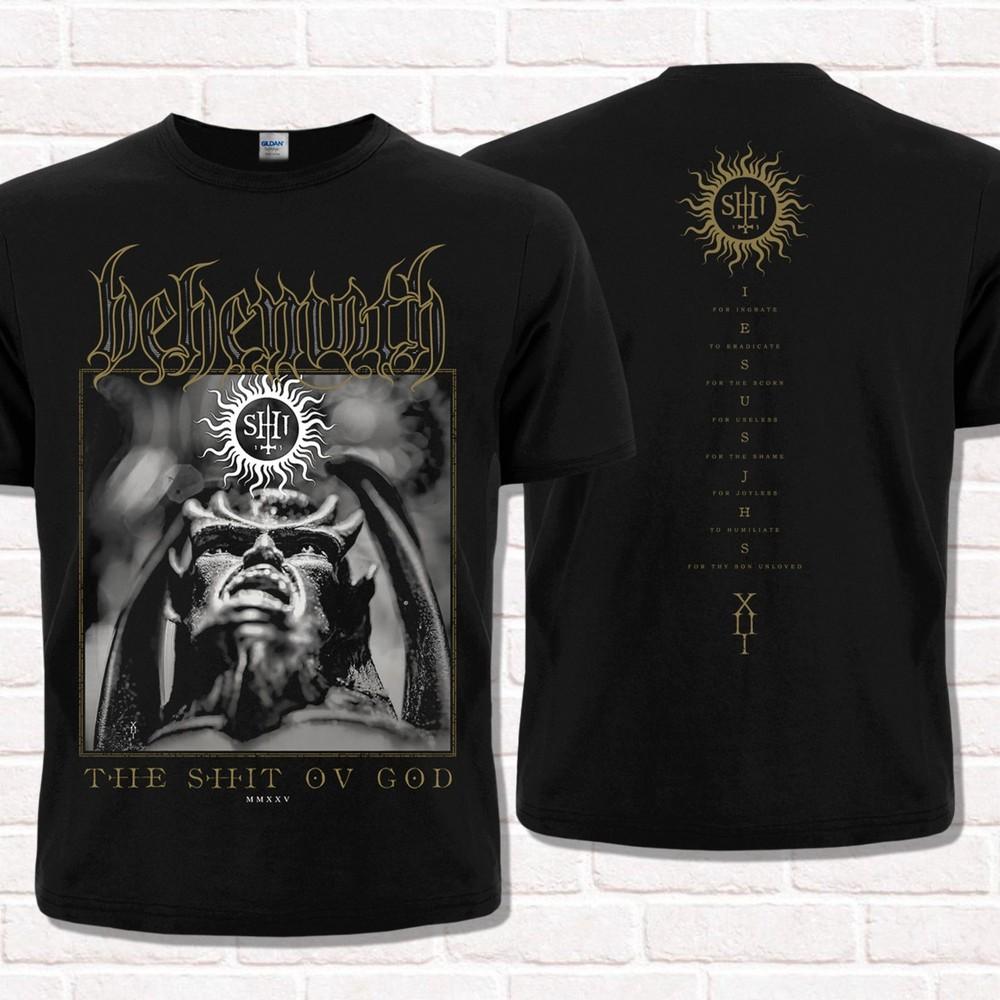 Футболка Behemoth 'The Sh*t Ov God' (2025). Блэк-дэт-метал.