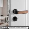 Домашний универсальный бесшумный замок для спальни; Безопасный магнитный замок против кражи; Универсальный раздельный тип; Простая комнатная дверца из массива дерева с замком-присоской;