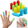 5pcs Needlework Thimble Sewing Non-slip Guard Caps Silicone Finger Cover Finger Protector