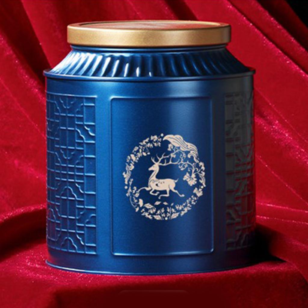 Small Round Kitchen Canisters Empty Tinplate Tea Storage Containers Mini Portable Cookie Candy Box Tea Packagings Box