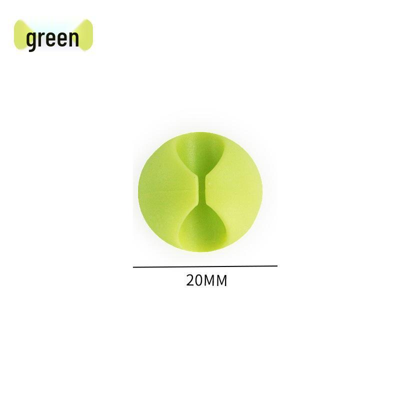 Multi-Hole Self-Adhesive Cable Organizer and Power Cord Holder