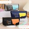 Multi Functional Pen Bag Transparent Pencil Case Cute Stationery Bag  Business Card