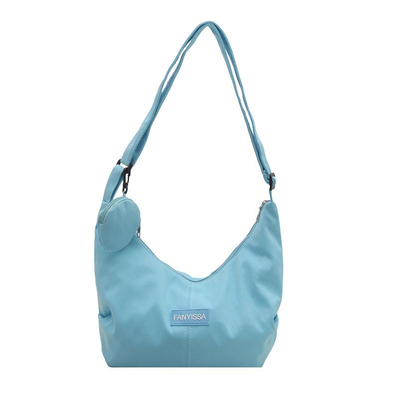 Korean Ins Large Capacity Shoulder Bag Women's Simple and Versatile Dumpling Bag Girl Student Commuting Crossbody Bag