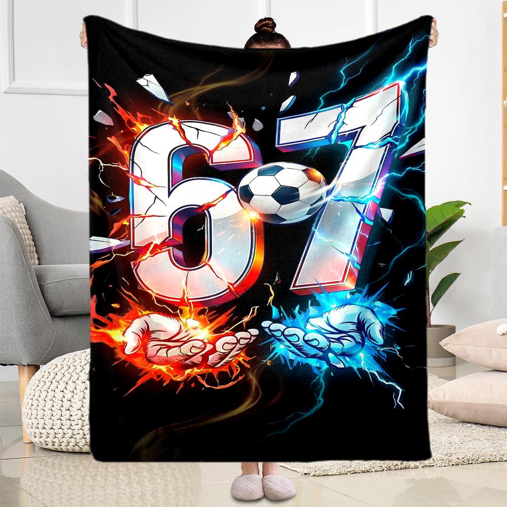 Sixty-seven Blanket,Suitable for sofas, offices, travel, living rooms, Gifts to relatives and friends, Blanket,Suitable for all seasons.