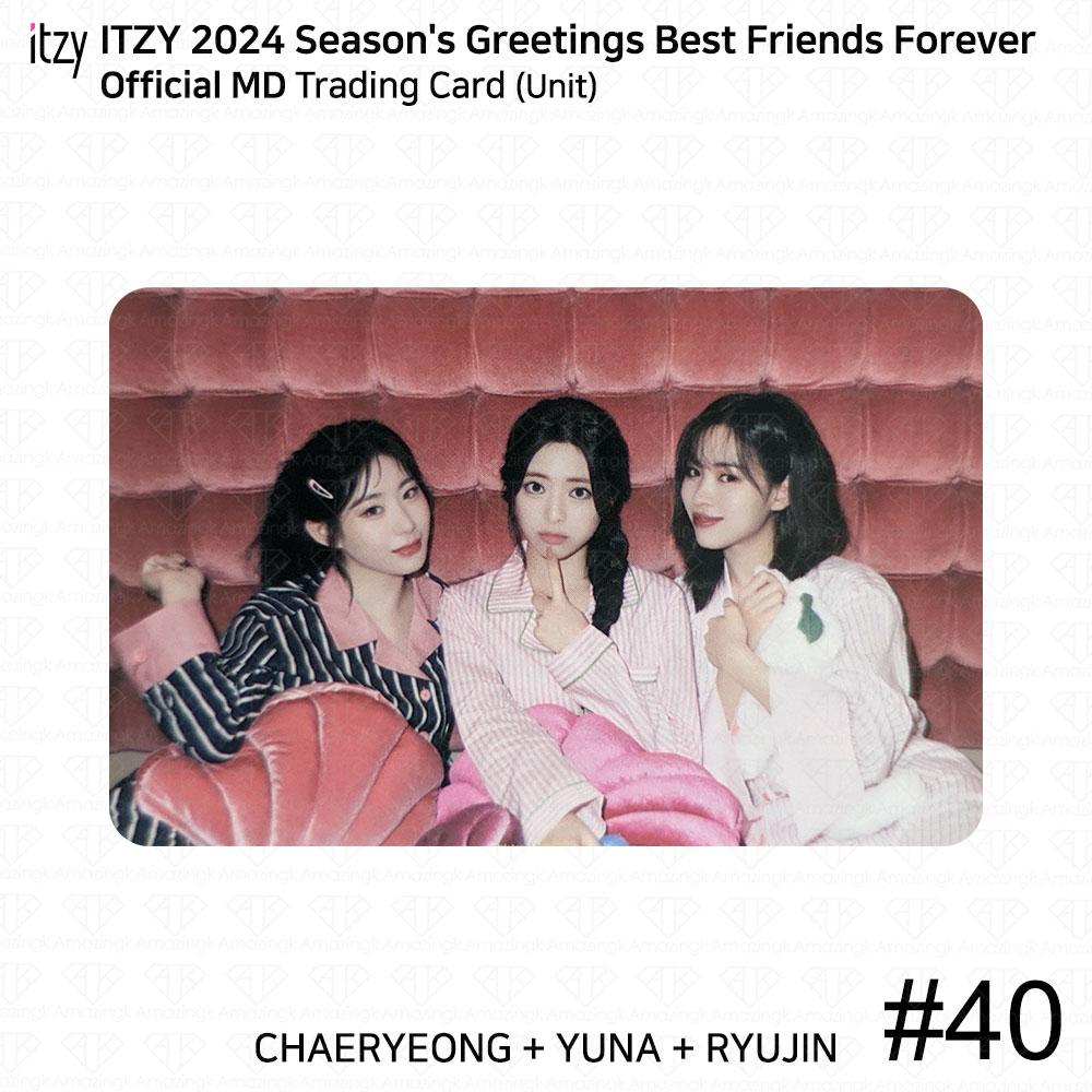 ITZY Поздравления сезона 2024 Best Friends Forever Официальная коллекционная карточка MD KPOP