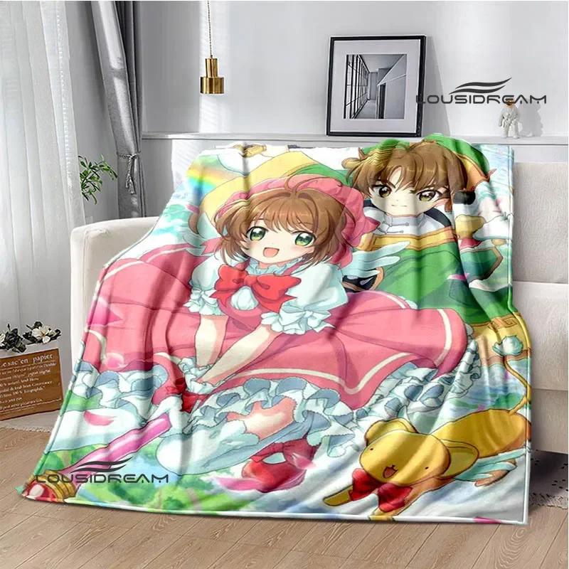 Card Captor Sakura Cartoon blankets fashion blankets Warm Flannel Soft Comfortable Blanket Home Travel Blanket Birthday Gift