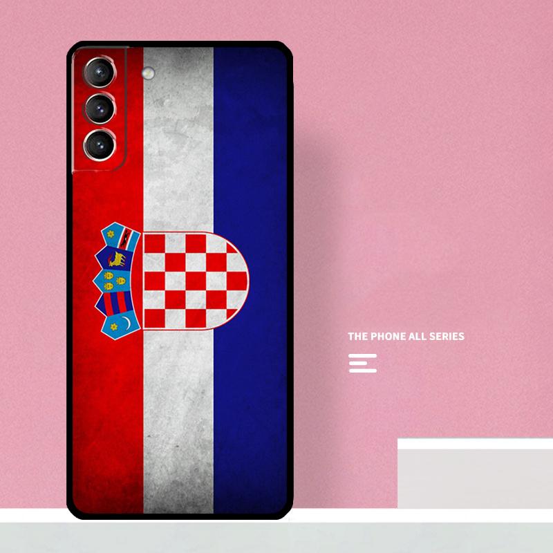 Чехол для телефона Флаг Хорватии для Samsung Galaxy S25 S26 Ultra S20 S21 S22 S23 S24 S10 Plus S25 FE Cover Coque