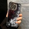 Чехол для телефона со снежинкой, зимний, холодный, с покрытием, для iPhone 16 17 Pro Max Air 16E 14 15 Plus 12 13 Mini, противоударный, с подушкой безопасности