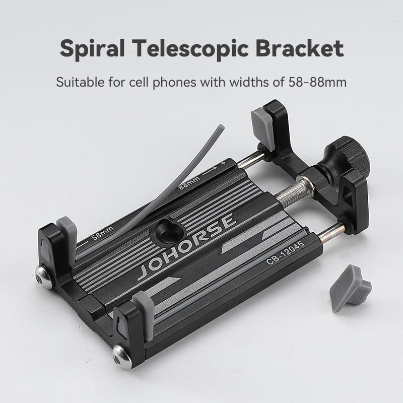 NEW Adjustable Aluminum Alloy Cell Phone Holder for Scooter Bicycle Bike Mobile Phone Holder for Clip Stand Bracket Mount Base
