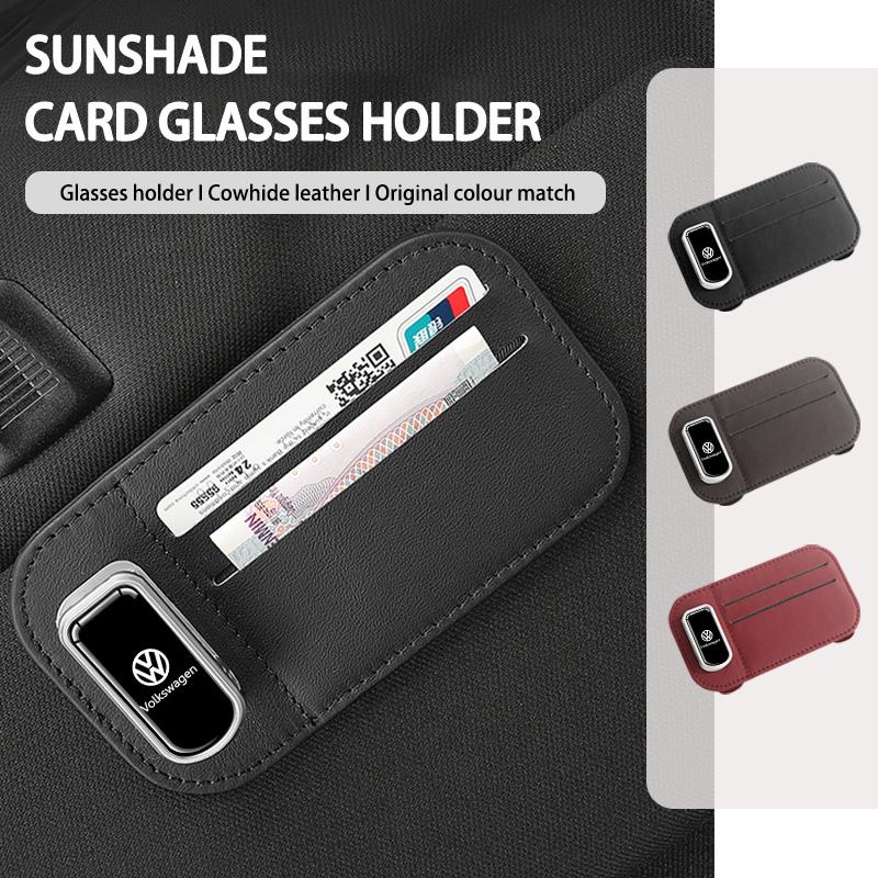 Valve Stems Caps Multi-functional Car Sun Visor Organizer Card Glasses Holder For Volkswagen VW Scirocco Jetta Beetle Golf 4 5 6 zd6