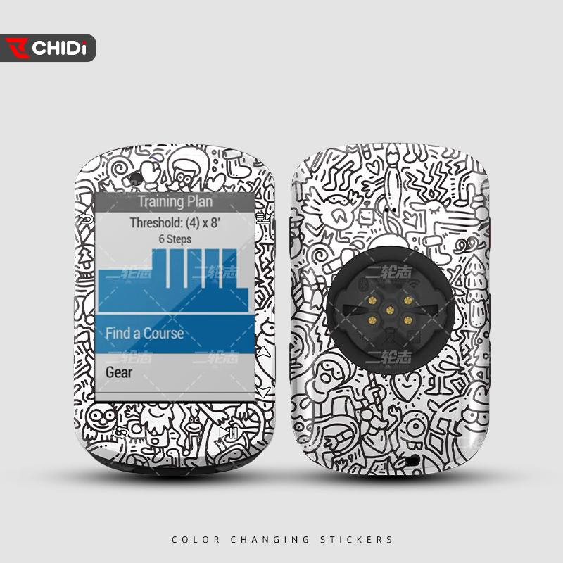For Garmin Edge 530 Bike GPS Touch Screen Accessories Waterproof color-changing coating decorative protection sticker