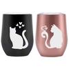 Cat Cat Gift for Cat Cat Pattern Popular Stainless Steel Gift with Vacuum Insulated Goods, Present, Mug, Lovers, Goods, Gift, Birthday, Valentine's