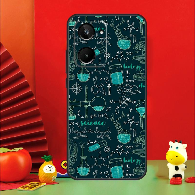 Винтажная химическая лаборатория для Realme 11 10 9 12 Pro Plus C67 C55 C53 C51 C31 C35 C33 C30 C21Y C25s GT Neo 6 GT5 Чехол