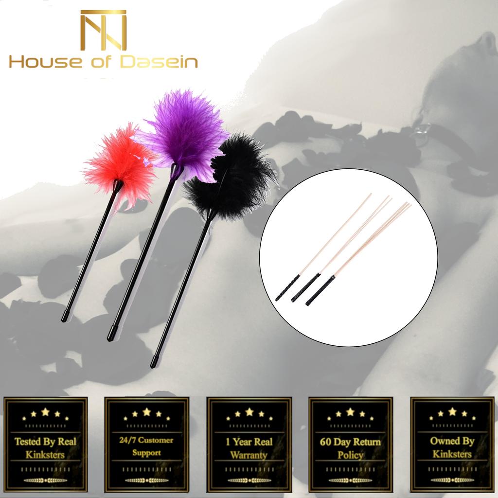 Ротанговые плётки, щекотки, сенсорная игра, импакт-плей, игра с ощущениями