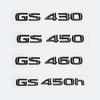 Для Lexus GS200t GS250 GS300 GS350 GS430 GS460 GS450h HYBRID задний багажник с логотипом глянцевый черный ABS эмблема модернизация с надписью