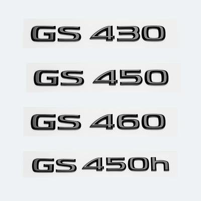 Для GS200t GS250 GS300 GS350 GS430 GS460 GS450h HYBRID задний багажник с логотипом глянцевый черный ABS эмблема модернизация с надписью