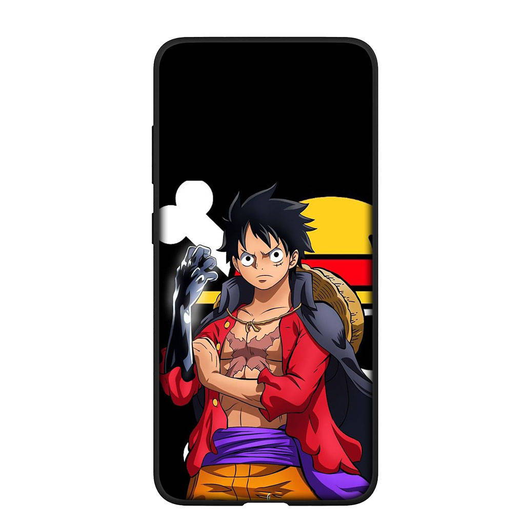 Чехол для телефона Samsung Galaxy S24 S23 iPhone 15 14 Xiaomi Redmi Note 13 12 11 8 10 9 Pro Max X XR OPPO A15 Huawei Anime Luffy Gear 5 One Piece Cover