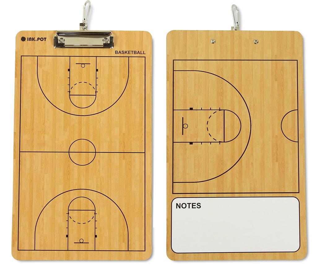 Inkdotpot Тренерская доска для записей сухого стирания, двухсторонняя тренерская доска с маркером и ластиком для футбола