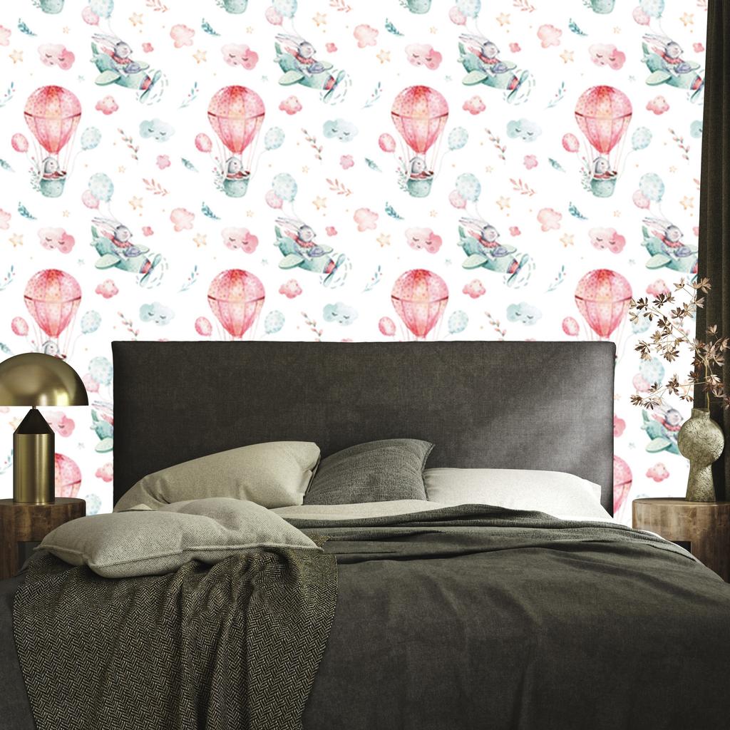 Rabbits wallpaper for living room and bedroom 50x1000