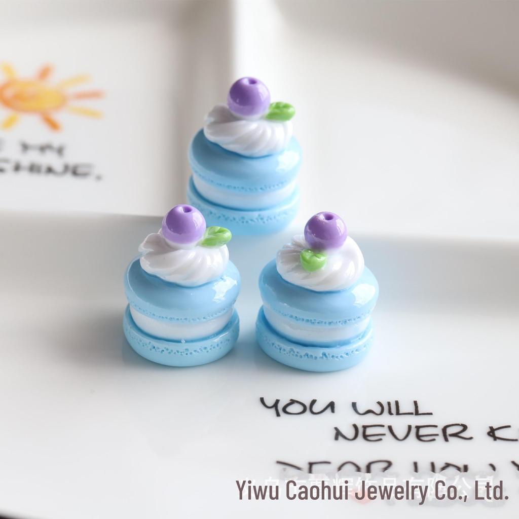 3D сэндвич-макарон торт DIY кремовый ювелирный телефон кулон украшение