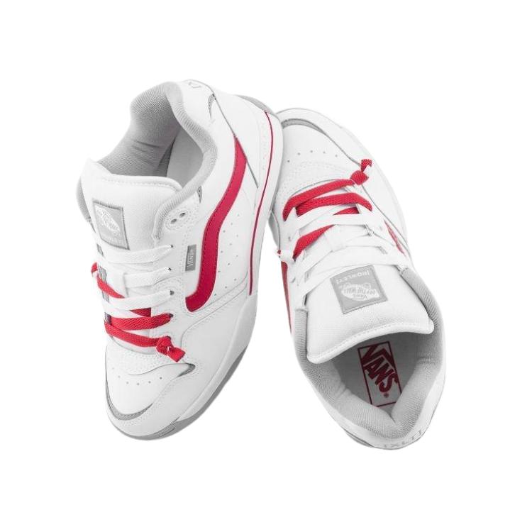 Vans Comfortable Low top Chunky Sneakers Unisex White Red