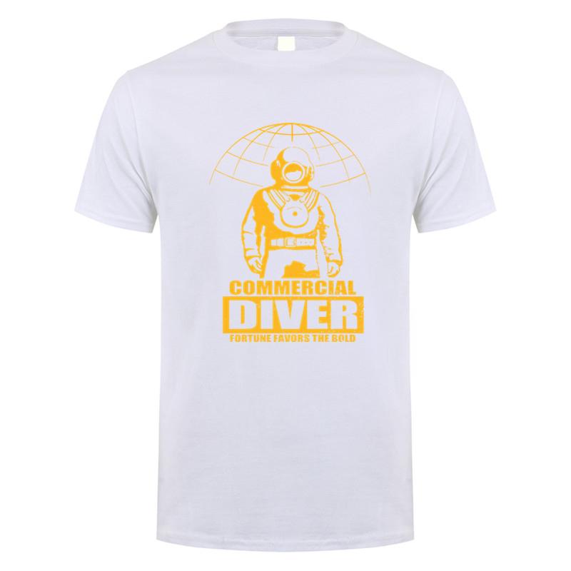 Commercial Diver T Shirts Unisex Graphic Dive Scuba Diving Streetwear Short Sleeve Tshirt Gifts Summer Tshirt Unisexs Dy203