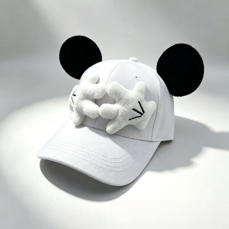 Anime Mouse Parent-Child Children's Baseball Cap Cartoon Big Eared Casual Sports Snapback Hat for Boys and Girls Gift