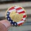 Сувенирная монета Медаль Почета ветеранов ВВС США Памятная монета Болельщики ВВС США