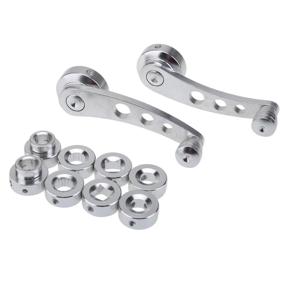 1 комплект универсальных автомобильных ручных подъемных ручек для окон из алюминиевого сплава, сменные подъемные рычаги для автомобильных аксессуаров