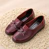 Simple Leather Shoes Spring and Autumn Single Shoes Comfortable Non-slip Soft Bottom Soft Leather Casual Shoes Work Shoes