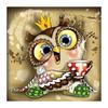 Полный 5D Diy Алмазная картина Мультфильм Сова Королева Вышивка Крестом Домашний Декор Подарок ручной работы
