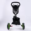 Golf Sports Three Wheeled Cart Easy To Fold, Detachable Small Volume Portable Aluminum Alloy Load-bearing Strong Golf Cart