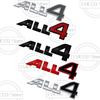 Металлический Значок Логотип MINI ALL 4 Наклейка на Кузов для MINI Cooper S JCW Countryman R60 R61 F60 Clubman Автоаксессуары