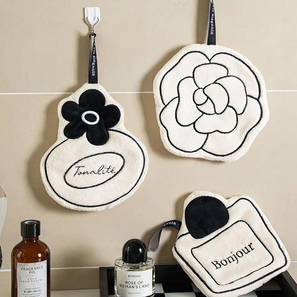 1 шт. двухслойное утолщенное полотенце для рук, впитывающее воду, платок для ванной комнаты, новый носовой платок для туалета