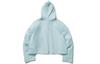Li Ning Sports Fashion Collection Sweatshirts Women's Light Belly Blue Hooded Moderate Regular AWDR374-3