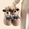 Аксессуары для щенков зимние сапоги высококлассные хлопковые туфли с кроличьими ушками зимняя бархатная верхняя одежда тапочки для пары женская платформа обувь для послеродового периода