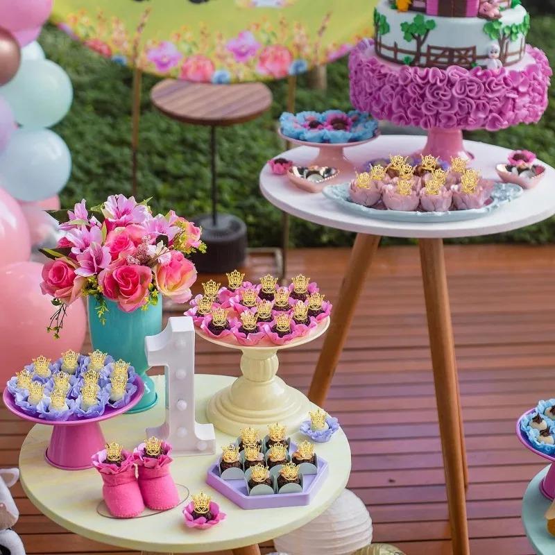 10/1 шт. металлические мини-короны для украшения торта, цветочные букеты, украшения для кексов для свадьбы, детского душа, дня рождения, вечеринки, украшения