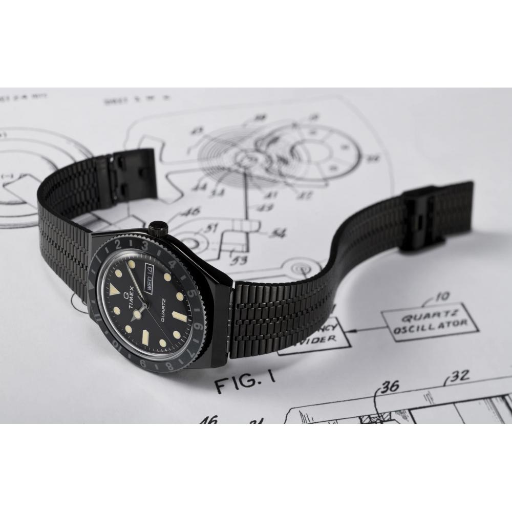 TIMEX Q Timex 38 мм America Watch Tw2u61600 наручные часы черный циферблат нержавеющая сталь акрил